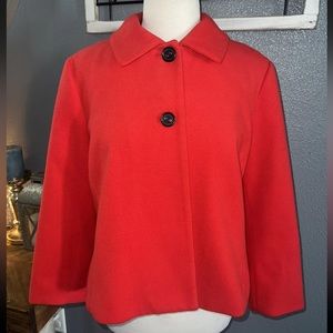 Chico’s red swing jacket